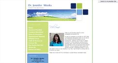 Desktop Screenshot of drjenniferweeks.com