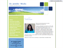 Tablet Screenshot of drjenniferweeks.com